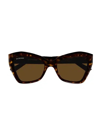 Balenciaga Women's Rive Gauche 56MM Butterfly Sunglasses - Havana | Thumbnail 1
