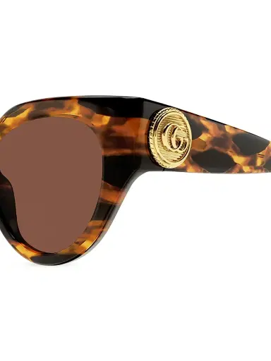 Gucci Women's Le Bouton 52MM Cat-Eye Sunglasses - Havana | Thumbnail 3 Gucci Women's Le Bouton 52MM Cat-Eye Sunglasses - Havana | Thumbnail 3