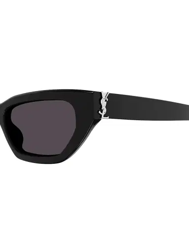 Saint Laurent Women's Monogram Hinge 54MM Rectangular Sunglasses - Black | Thumbnail 3 Saint Laurent Women's Monogram Hinge 54MM Rectangular Sunglasses - Black | Thumbnail 3