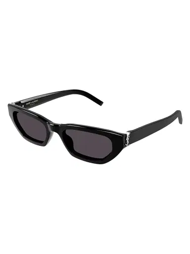 Saint Laurent Women's Monogram Hinge 54MM Rectangular Sunglasses - Black | Thumbnail 1 Saint Laurent Women's Monogram Hinge 54MM Rectangular Sunglasses - Black | Thumbnail 1