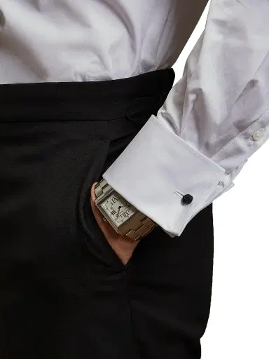 Ralph Lauren Purple Label Men's Aston Cotton Poplin Dress Shirt | Thumbnail 5 Ralph Lauren Purple Label Men's Aston Cotton Poplin Dress Shirt | Thumbnail 5