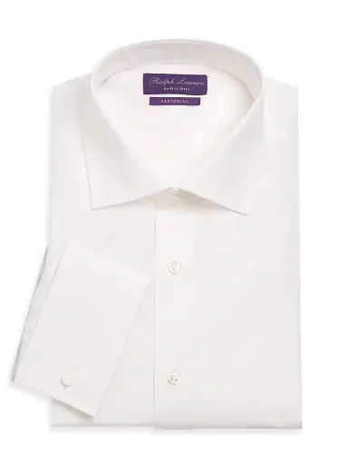 Ralph Lauren Purple Label Men's Aston Cotton Poplin Dress Shirt | Thumbnail 1 Ralph Lauren Purple Label Men's Aston Cotton Poplin Dress Shirt | Thumbnail 1