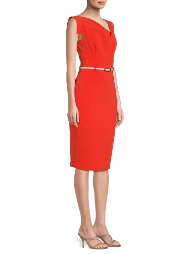 Black Halo Women's Jackie O Sheath Dress - Burnt Rose | Thumbnail 4