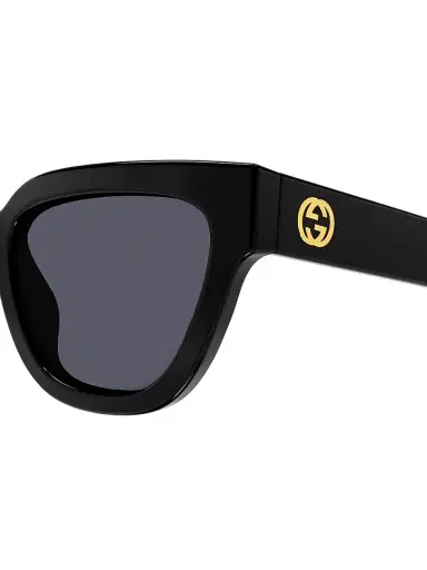 Gucci Women's Minimal GG 54MM Cat-Eye Sunglasses - Black Grey | Thumbnail 3 Gucci Women's Minimal GG 54MM Cat-Eye Sunglasses - Black Grey | Thumbnail 3