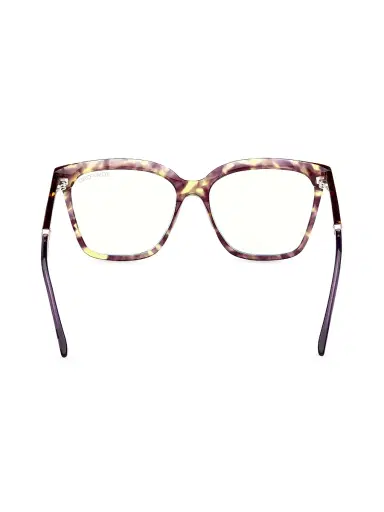 Tom Ford Women's 56MM Square Blue Block Glasses - Violet Yellow Havana | Thumbnail 6
