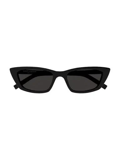 Saint Laurent Women's Fashion Show 52MM Cat-Eye Sunglasses - Black Dark Grey | Thumbnail 2