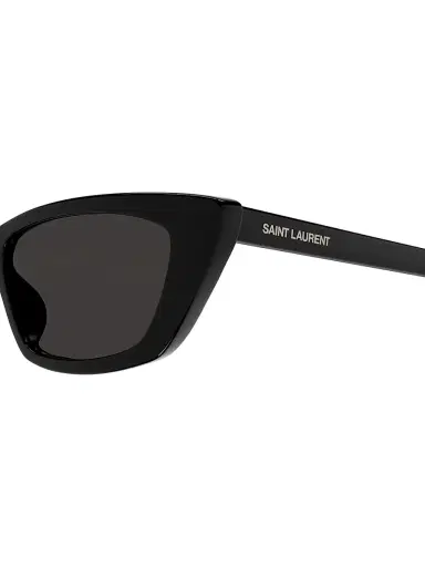 Saint Laurent Women's Fashion Show 52MM Cat-Eye Sunglasses - Black Dark Grey | Thumbnail 3