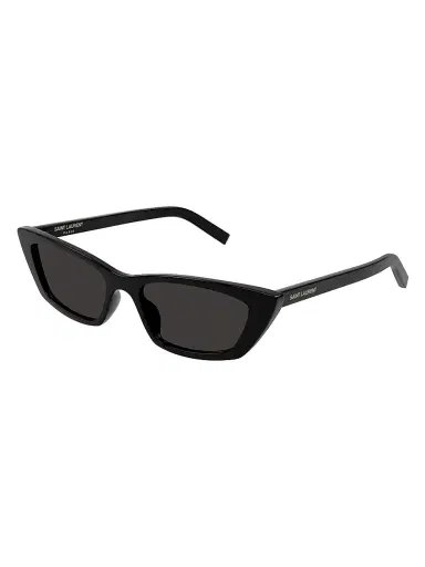 Saint Laurent Women's Fashion Show 52MM Cat-Eye Sunglasses - Black Dark Grey | Thumbnail 1
