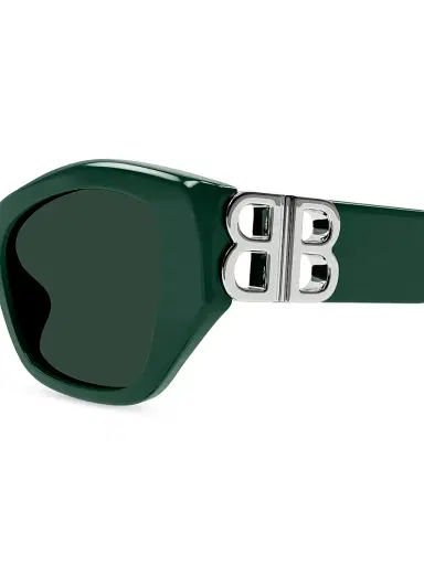 Balenciaga Women's Dynasty 53MM Rectangular Sunglasses - Green | Thumbnail 3 Balenciaga Women's Dynasty 53MM Rectangular Sunglasses - Green | Thumbnail 3