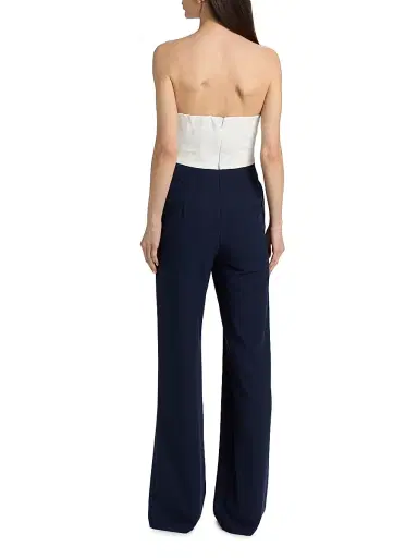 BLACK HALO Women's Jada Sleeveless Jumpsuit - Navy Pearl - Size 14 | Thumbnail 5