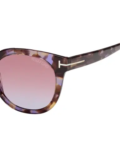Tom Ford Women's 53MM Butterfly Sunglasses - Violet Havana Purple Gradient | Thumbnail 3