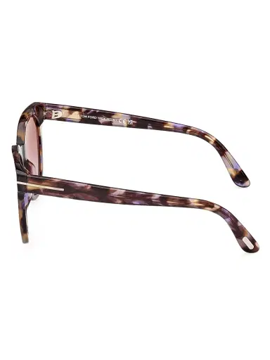 Tom Ford Women's 53MM Butterfly Sunglasses - Violet Havana Purple Gradient | Thumbnail 4