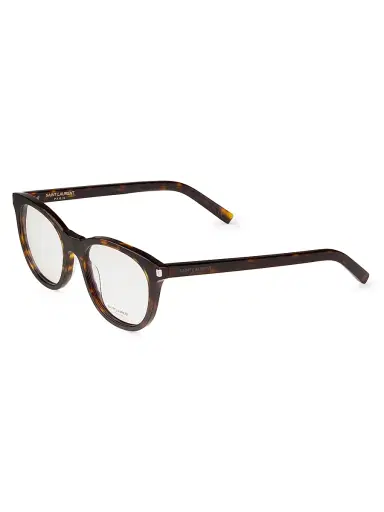 Saint Laurent Women's 54MM Pantos Optical Glasses - Shiny Havana | Thumbnail 2