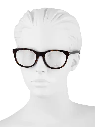 Saint Laurent Women's 54MM Pantos Optical Glasses - Shiny Havana | Thumbnail 4