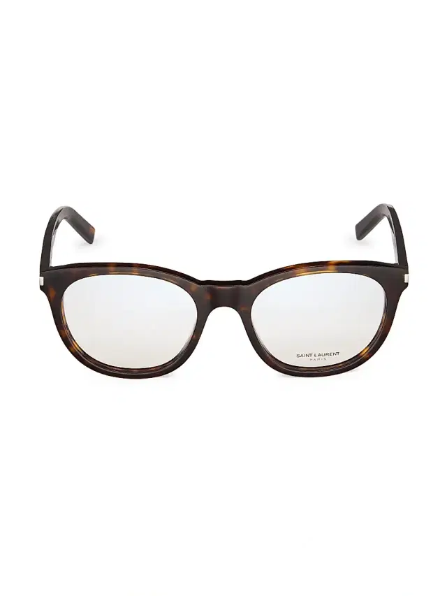 Saint Laurent Women's 54MM Pantos Optical Glasses - Shiny Havana