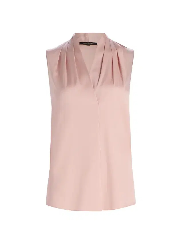 Women's Mila Sleeveless Silk-Blend Blouse - Ballerina Pink