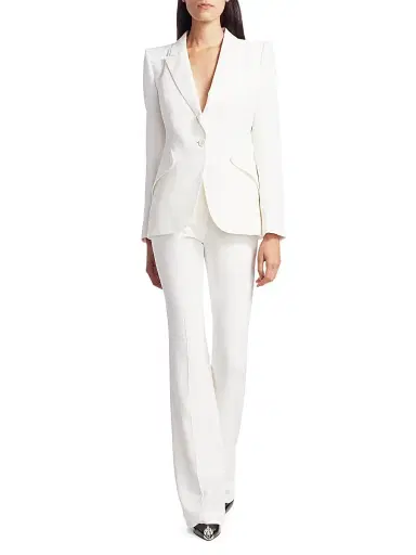 Alexander McQueen Women's Narrow Bootcut Trousers | Thumbnail 2