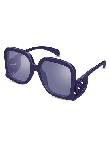Gucci Women's 58MM Rectangular Sunglasses | Thumbnail 1