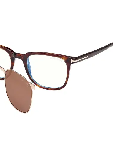 Tom Ford Women's 50MM Square Clip-On Glasses | Thumbnail 3 Tom Ford Women's 50MM Square Clip-On Glasses | Thumbnail 3