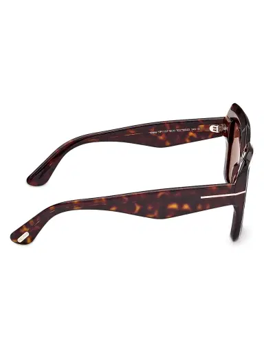 TOM FORD Women's Esme 50MM Square Sunglasses - Classic Havana Brown | Thumbnail 7 TOM FORD Women's Esme 50MM Square Sunglasses - Classic Havana Brown | Thumbnail 7
