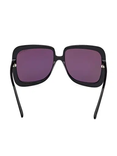 TOM FORD Women's Lorelai 59MM Square Sunglasses - Black Dark Purple | Thumbnail 5