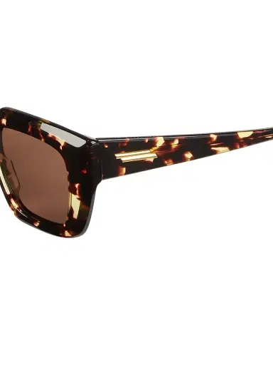 Bottega Veneta Women's 52MM Square Sunglasses - Havana | Thumbnail 3