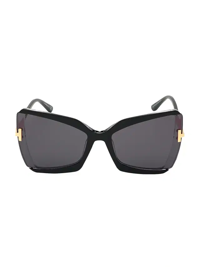 TOM FORD Women's Gia 63MM Butterfly Sunglasses - Black