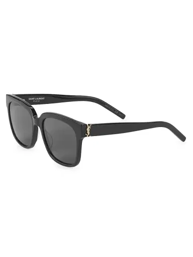 Saint Laurent Women's 54MM Square Sunglasses - Black | Thumbnail 2 Saint Laurent Women's 54MM Square Sunglasses - Black | Thumbnail 2