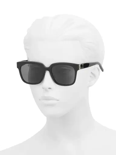 Saint Laurent Women's 54MM Square Sunglasses - Black | Thumbnail 4 Saint Laurent Women's 54MM Square Sunglasses - Black | Thumbnail 4