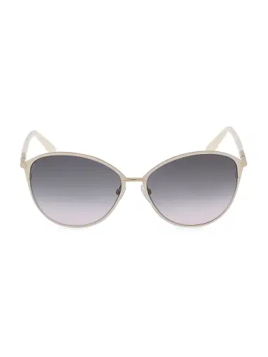 Tom Ford Women's Penelope 59MM Cat-Eye Sunglasses - Rose Gold Ivory Gradient | Thumbnail 1