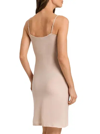 Hanro Women's Ultralight Daywear Mercerized Cotton Bodydress - Beige - Size Large | Thumbnail 3 Hanro Women's Ultralight Daywear Mercerized Cotton Bodydress - Beige - Size Large | Thumbnail 3