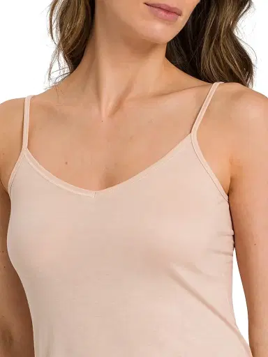 Hanro Women's Ultralight Daywear Mercerized Cotton Bodydress - Beige - Size Large | Thumbnail 4 Hanro Women's Ultralight Daywear Mercerized Cotton Bodydress - Beige - Size Large | Thumbnail 4