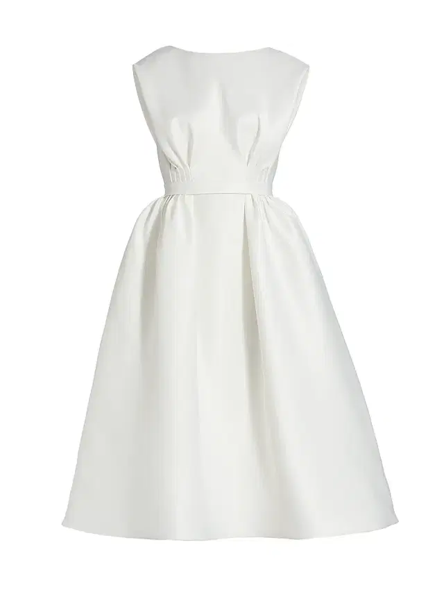 Women's Mikado A-Line Midi-Dress -