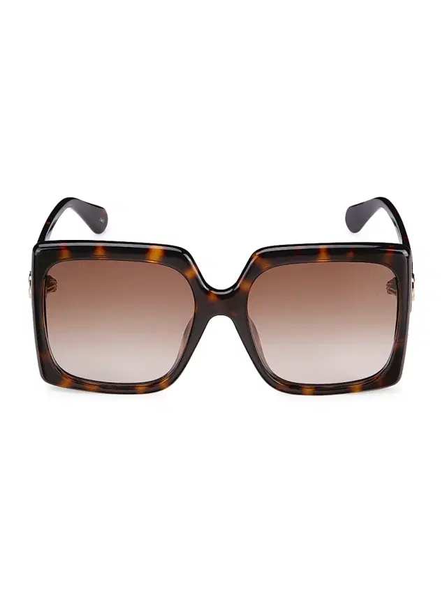 Gucci Women's  Logo 59MM Oversized Square Sunglasses - Avana
