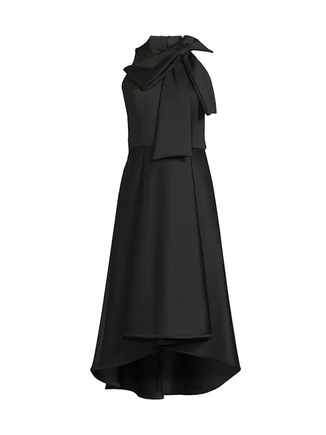 Black Halo Women's Eve Ara Asymmetric Cocktail Dress - Black