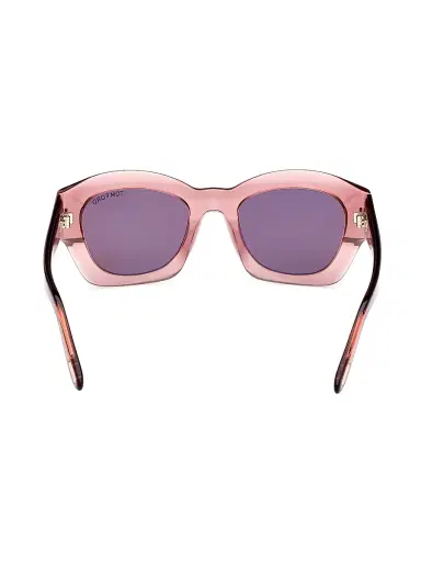 Tom Ford Women's Guilliana 52MM Geometric Sunglasses - Transparent Pink Brown | Thumbnail 6 Tom Ford Women's Guilliana 52MM Geometric Sunglasses - Transparent Pink Brown | Thumbnail 6