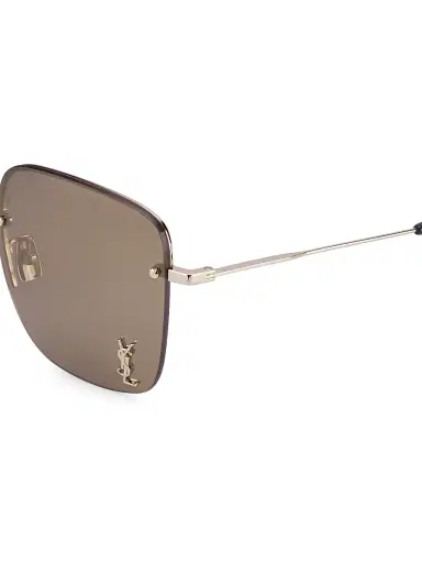 Saint Laurent Women's Monogram 58MM Square Sunglasses | Thumbnail 3