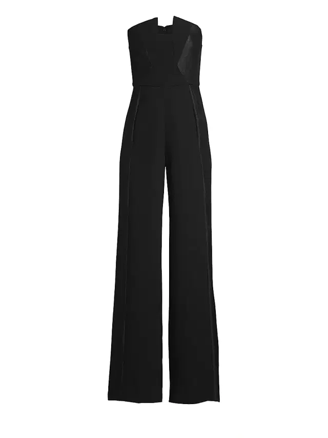 Black Halo Women's Lena Strapless Jumpsuit - Black