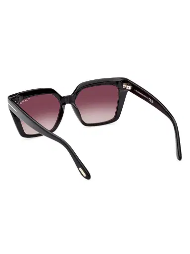 Tom Ford Women's Winona 53MM Cat-Eye Sunglasses - Shiny Black | Thumbnail 5