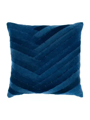 Surya Aviana Velvet Pillow - Navy | Thumbnail 7 Surya Aviana Velvet Pillow - Navy | Thumbnail 7