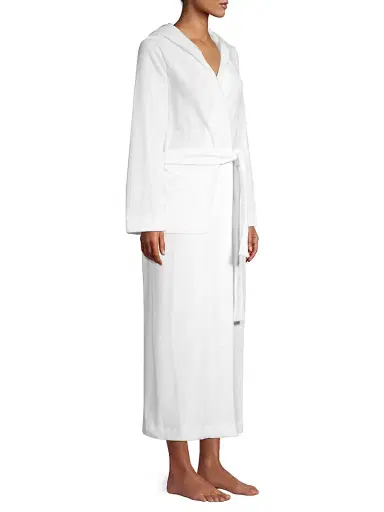 Hanro Women's Robe Selection Hooded Long Plush Robe | Thumbnail 4 Hanro Women's Robe Selection Hooded Long Plush Robe | Thumbnail 4