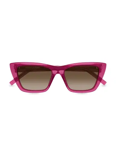Saint Laurent Women's Mica 55MM Acetate Cat-Eye Sunglasses | Thumbnail 3 Saint Laurent Women's Mica 55MM Acetate Cat-Eye Sunglasses | Thumbnail 3