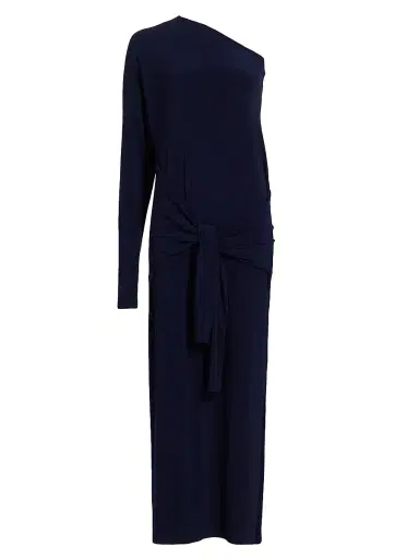 Norma Kamali Women's One-Shoulder Draped Maxi Dress | Thumbnail 1 Norma Kamali Women's One-Shoulder Draped Maxi Dress | Thumbnail 1