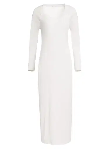 Hanro Women's Pure Essence Long-Sleeve Gown | Thumbnail 1 Hanro Women's Pure Essence Long-Sleeve Gown | Thumbnail 1