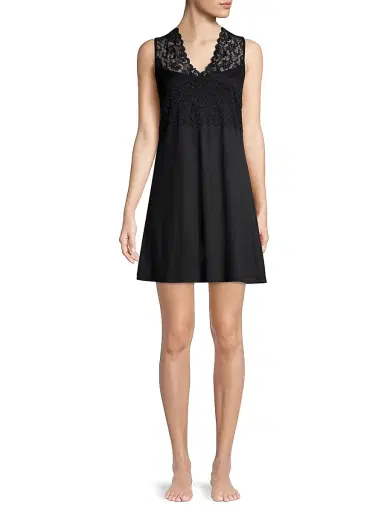 Hanro Women's Moments Lace Tank Night Gown | Thumbnail 2
