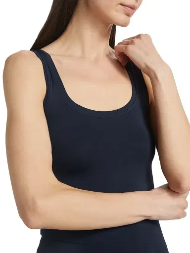 Hanro Women's Touch Feeling Tank - Deep Navy - Size XL | Thumbnail 6 Hanro Women's Touch Feeling Tank - Deep Navy - Size XL | Thumbnail 6