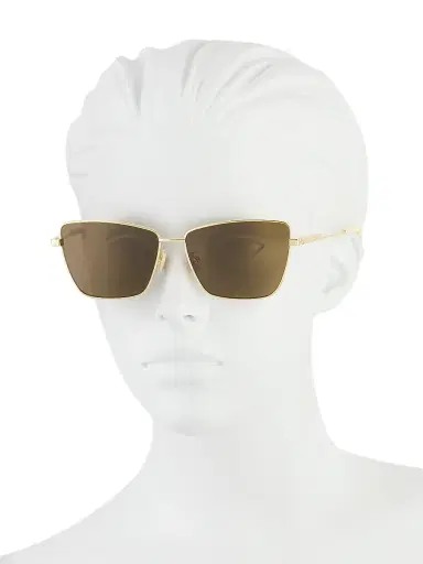 Bottega Veneta Women's Full Metal 59MM Rectangular Sunglasses | Thumbnail 4 Bottega Veneta Women's Full Metal 59MM Rectangular Sunglasses | Thumbnail 4