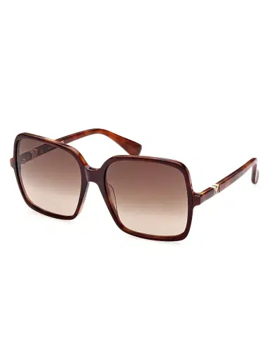 Max Mara Women's 60MM Square Sunglasses - Dark Brown Gradient | Thumbnail 2 Max Mara Women's 60MM Square Sunglasses - Dark Brown Gradient | Thumbnail 2