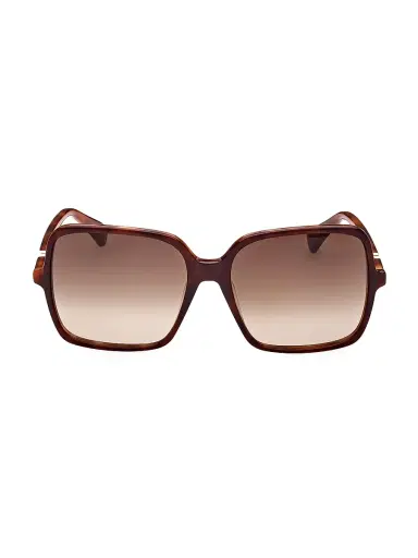 Max Mara Women's 60MM Square Sunglasses - Dark Brown Gradient | Thumbnail 1 Max Mara Women's 60MM Square Sunglasses - Dark Brown Gradient | Thumbnail 1
