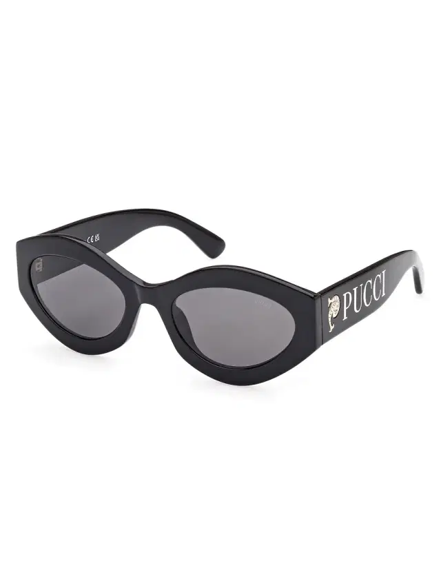 Women's 54MM Geometric Sunglasses - Black